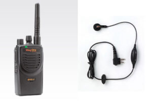 BPR40 UHF 8 channel two-way radio with free headset