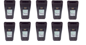 Ten Pack of Motorola NNTN4852 NNTN4852A 1300 mAh NiMH FM Approved Battery