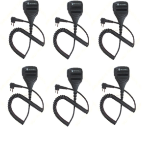 Six Pack PMMN4013 PMMN4013A Remote Speaker Mic w/Coil Cord