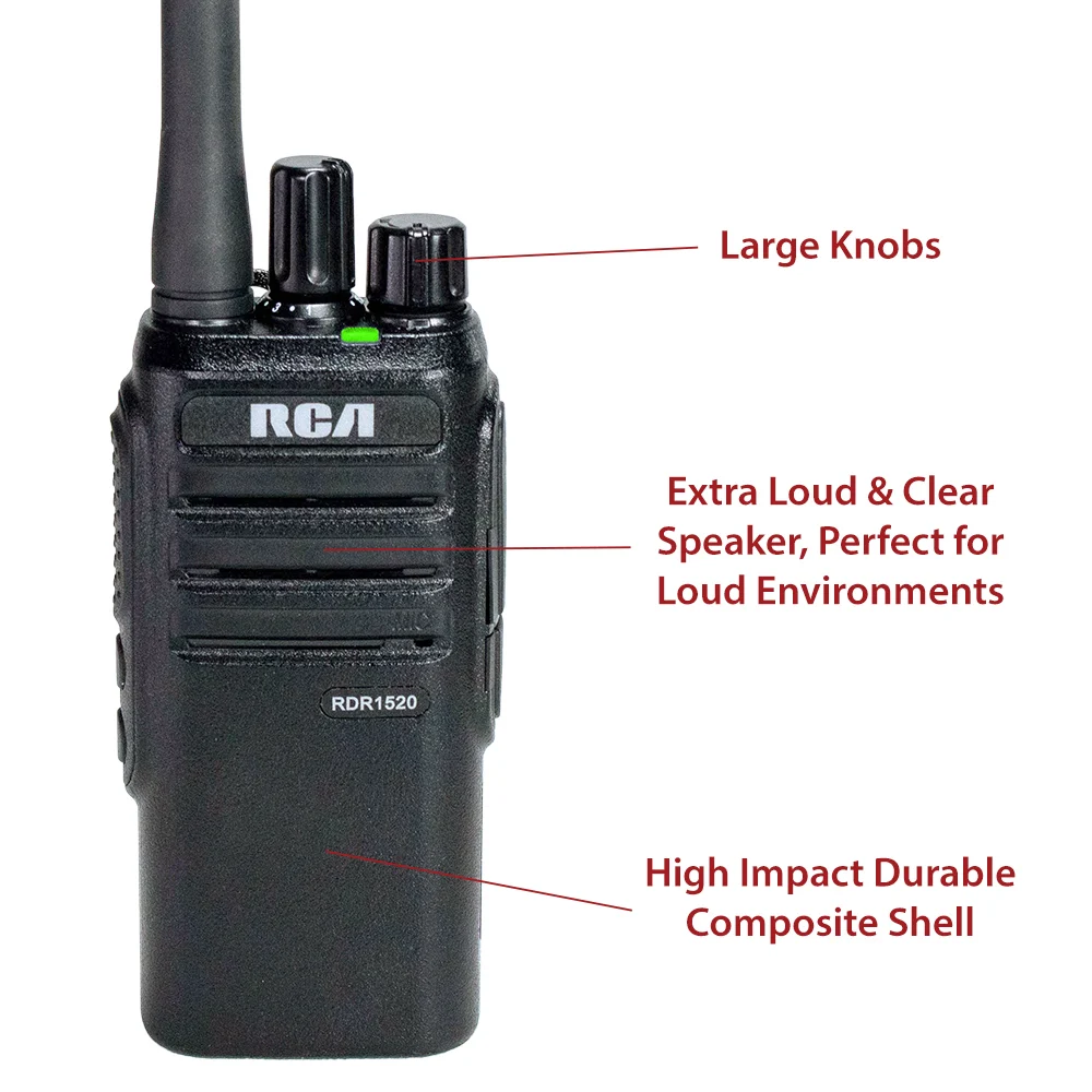 RCA RDR1520 Portable Radios UHF VHF