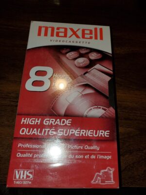 Maxell Videocassette 8 Hour Blank