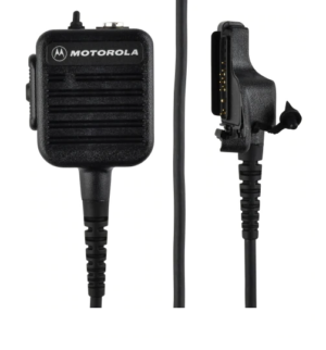 Public Safety Microphone With Straight Cable Assembly