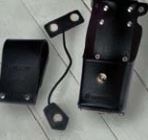 High-Activity Swivel Leather Case Features 3 inch swivel belt loop, D-rings and T-strap.
