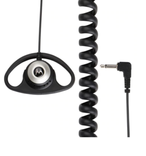 Motorola PMLN4620 D-style receive-only earpiece with 3.5mm plug.