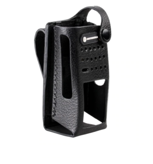Motorola PMLN5863 Hard Leather Carry Case with 3-inch Fixed Belt Loop