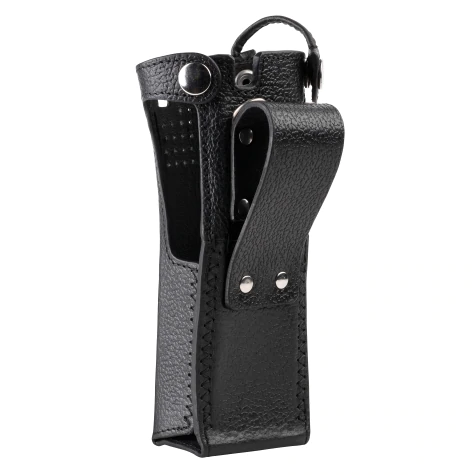 Motorola PMLN5879 Leather Case Fixed Belt Loop - APX 6000XE