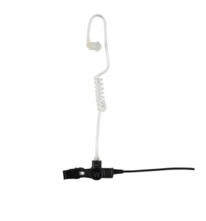 Motorola PMLN6536 Black 2-Wire Earpiece, Mic, PTT, QD Tube