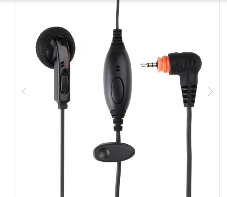 Motorola PMLN7156 Earbud, In-line Mic PTT -SL300