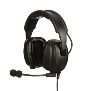 PMLN7467 - Heavy-Duty, Over-the-Head Headset With Noise-Canceling Boom Microphone
