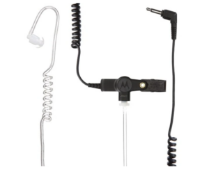 RLN4941 Receive-only earpiece with translucent tube and rubber eartip