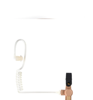2-Wire Receive-Only Surveillance Kit with Mic and PTT Combined, Beige RLN5311