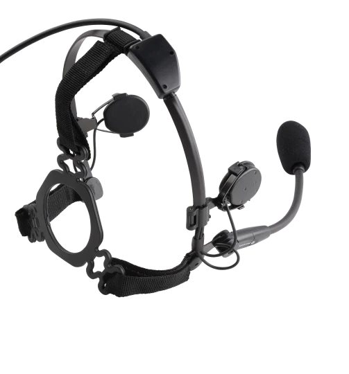 RMN5049 RMN5049A Rugged Temple Transducer Headset Radio Two Way