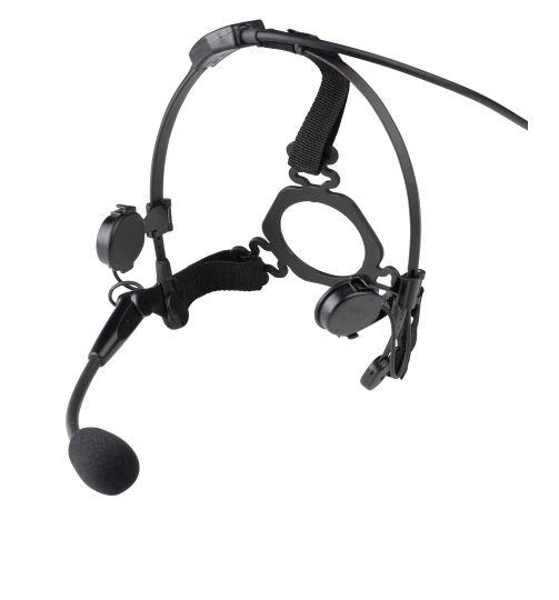 RMN5049 RMN5049A- Rugged Temple Transducer Headset Radio Two Way