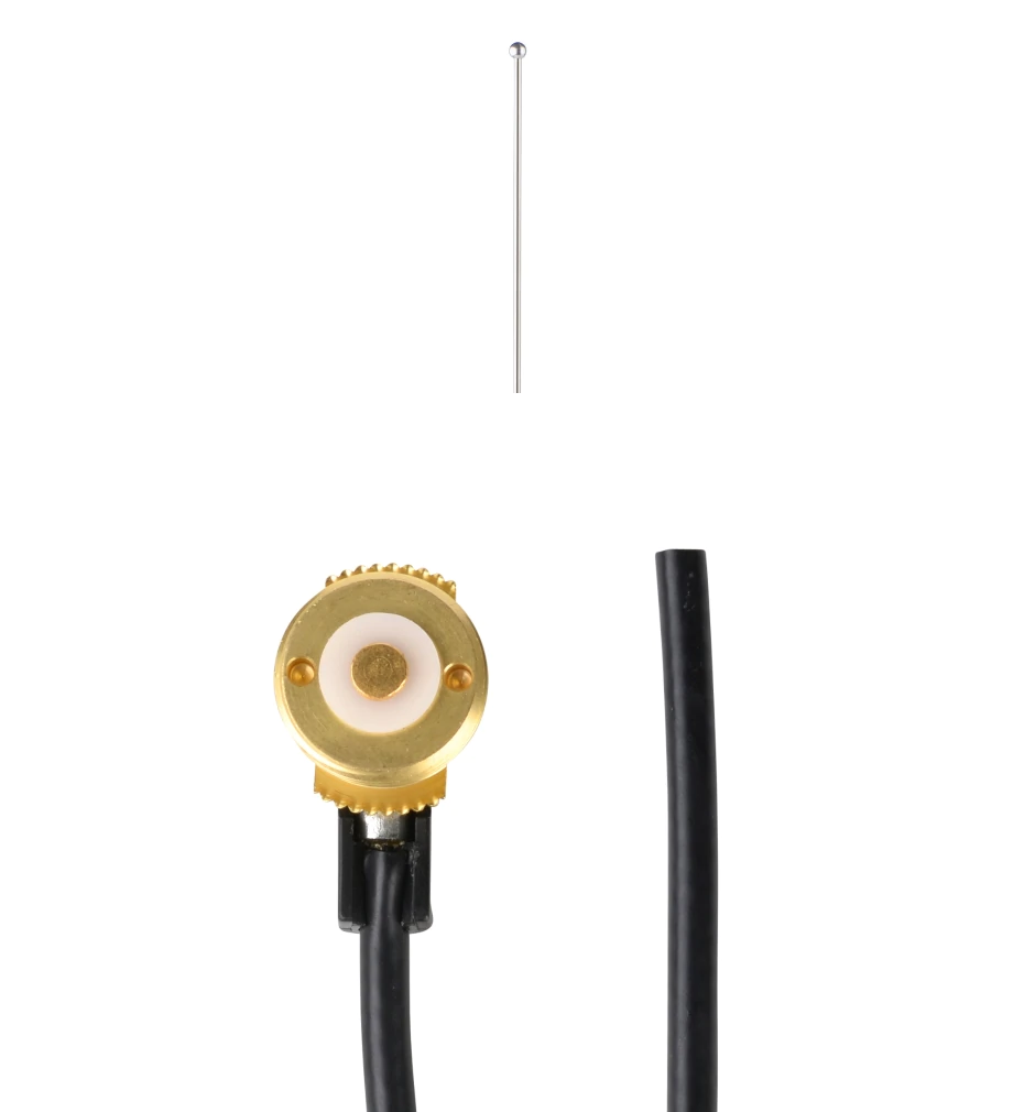 RRDN5461 3/4 inch Hole brass NMO Mount with 17? RG58A/U cable, mini-UHF connector