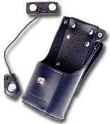 Motorola NTN8382B Leather Radio Holster W/Fixed Belt Loop
