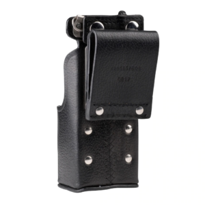 NTN8380 High-Activity Swivel Leather Case Features 2.5 inch swivel belt loop, D-rings and T-strap 2