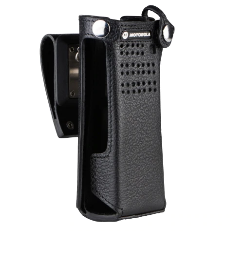 PMLN5560 Dual Display Portable Leather Flip Carry Case for NNTN7038 battery