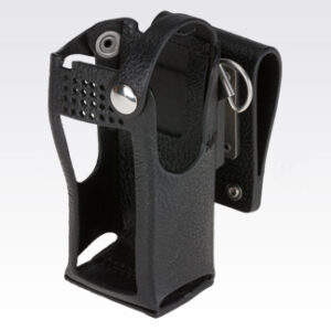 PMLN7182-Leather Carry Case for APX 4000 radios with Dual Knobs